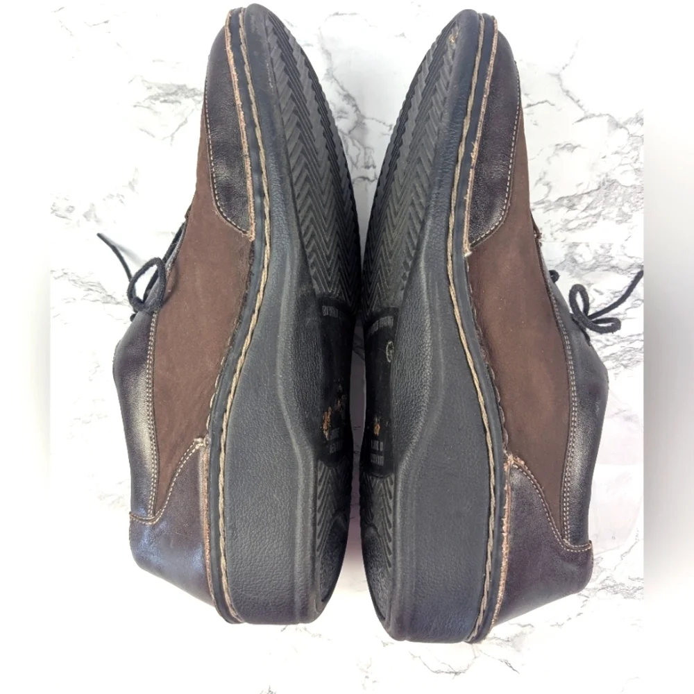 Finn Comfort Size 41 D Oxford Tie Shoes In Brown Made In Germany